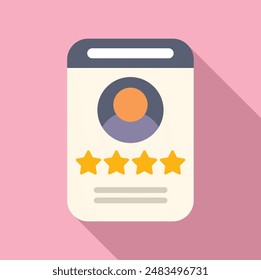 Beste Bewertung Support Chat Symbol flache Vektorgrafik. In: Online Web Review. Internetunterstützung
