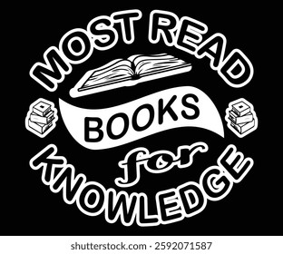 Best reading books t-shirt design