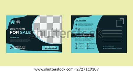 Best Real Estate Post Card I  Corporate Real Estate Postcard I Premium Real Estate Post Card I Professional real estate postcard design for homes and residential properties for sale I  realestate advertising and targeting home buyers I Perfect for realtors I property agents,
