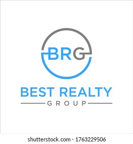 best realty, modern, simple, letter b logo design