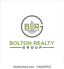 best realty, modern, simple, letter b logo design