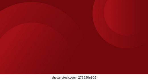 Melhor fundo de círculo vermelho com formas dinâmicas composição vetor abstrato design simples