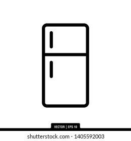 The best refrigerator icon vector, illustration logo template in trendy style. Can be used for many purposes.
