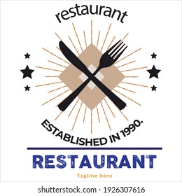 Best Restaurant Logo Design Vector Abstract Logo Design Restaurant For Branding a Rastaurant