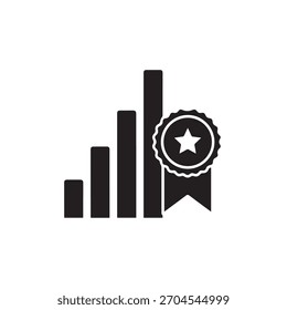 "Melhores resultados, sucesso nos negócios, classificação de desempenho."