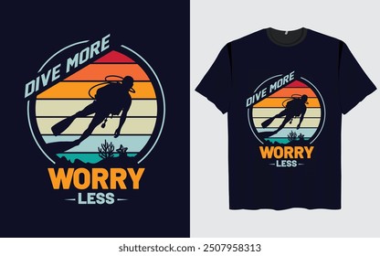 
Best retro vintage scuba diving t shirt design bundle, vector, illustration,