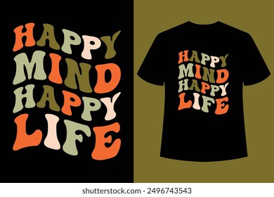 Best Retro Wavy Groovy Hippy T Shirt Design
