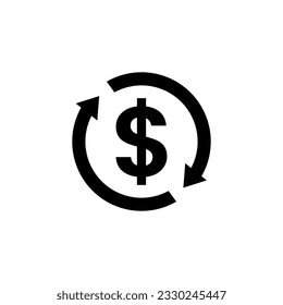 Best ROI icon vector for return on investment design. ROI icon vector for business design element. ROI symbol vector for mobile apps or websites design element.