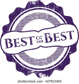Best of the Best rubber stamp