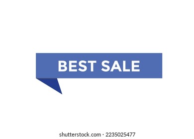 Best sale button web banner template Vector Illustration
