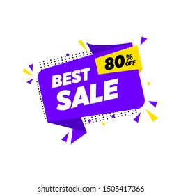 Best Sale creative colorful banner design