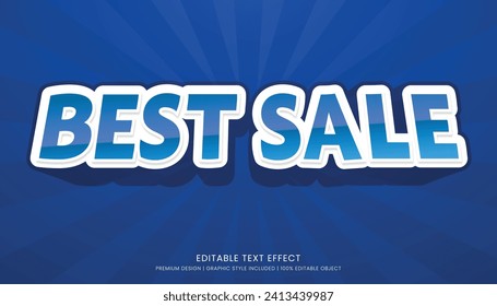 bester verkaufsbearbeitbarer Texteffekt-Vorlage für Verkaufsbanner für Unternehmen