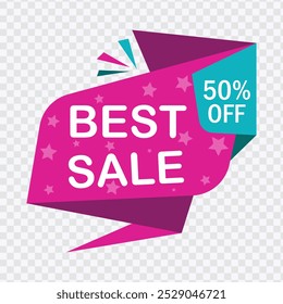 «Best sale tag and weekend special offer Anuncio Vector. Ideal para promocionar descuentos exclusivos."