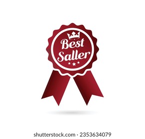 Best saller ribbon lebel vector