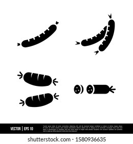 The best Sausage icons vector collection, illustration logo template in trendy style. Suitable for many purposes.