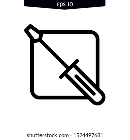 The best screw driver icon vector illustration logo template. eps10