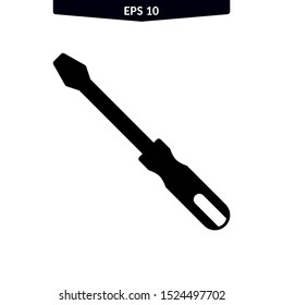 The best screw driver icon vector illustration logo template. eps10