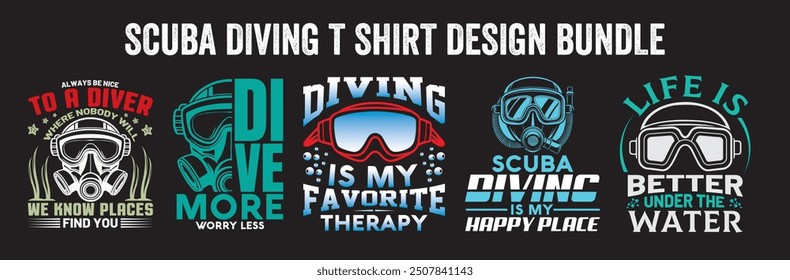 Best scuba diving t shirt design retro vintage Scuba Diving quotes design, vector, illustration,