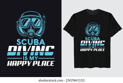 Best scuba diving t shirt design retro vintage Scuba Diving quotes design, vector, illustration,