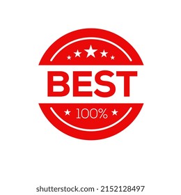Best seal stamp, Vector illustration.