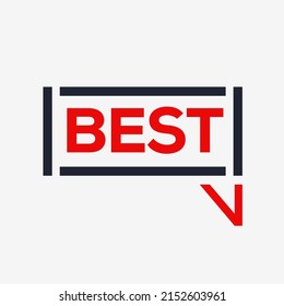 Best seal stamp, Vector illustration.