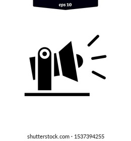 The best Searchlight icon. Spotlight simple vector icon. vector illustration. eps10