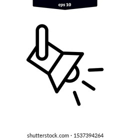 The best Searchlight icon. Spotlight simple vector icon. vector illustration. eps10