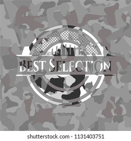 Best Selection on grey camouflage pattern