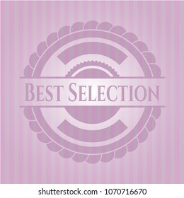  Best Selection pink emblem