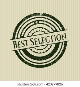 Mejor sello de textura de goma grunge de selección