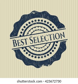 Mejor sello de textura de goma grunge de selección