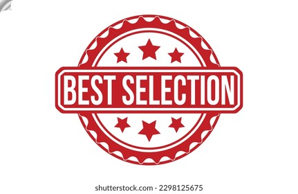 Best Selection rubber stamp vector illustration on white background. Best Selection rubber stamp.