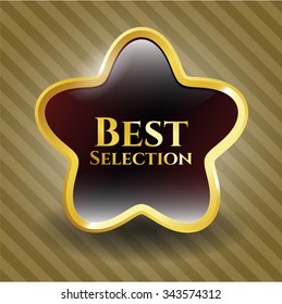 Mejor emblema brillante de selección