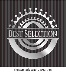 Best Selection silver shiny emblem
