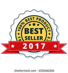 Best Seller 2017Best Seller 2017 label illustration label illustration