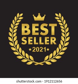 Best seller badge icon logo design template. vector Illustration