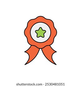 best seller badge icon with white background vector stock illustration