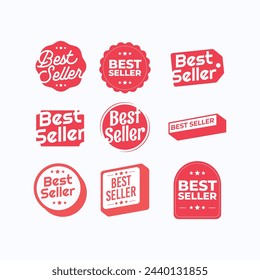 Best seller badge label design template
