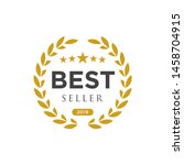 Best seller badge logo design. Best seller vector isolated