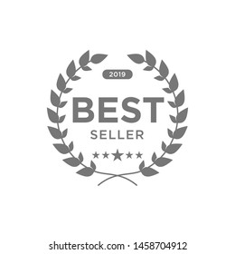 Best seller badge logo design. Best seller vector isolated