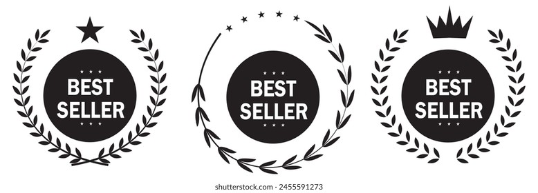 Best seller badge logo design. Best Seller badge. Vector