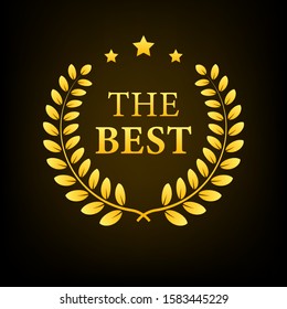 Best seller badge. Best seller vector isolated. Badge in flat design style.