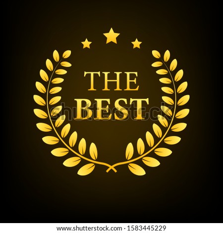 Best seller badge. Best seller vector isolated. Badge in flat design style.
