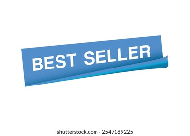 Best seller banner vector modern sticker, label design. Advertising template.