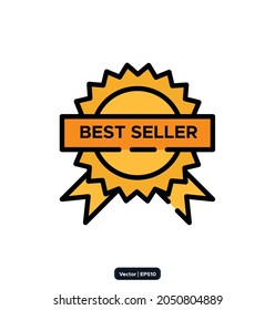 BEST SELLER Black Friday icon. Black Friday design, sale, discount, advertising, marketing price tag, Clothes, furnishings, cars, food sale icons. Black Friday icons vector. 