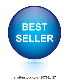 Best seller blue circular button