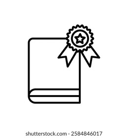 best seller book icon Thin line art isolated