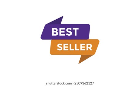 Plantillas de Anuncio de Web de Botón best seller. Ilustración vectorial 