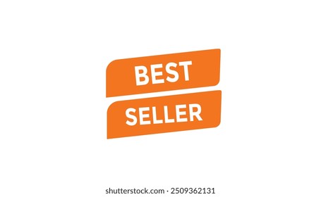 Plantillas de Anuncio de Web de Botón best seller. Ilustración vectorial 