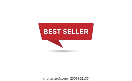Plantillas de Anuncio de Web de Botón best seller. Ilustración vectorial 